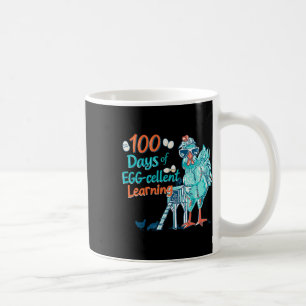 100 Days Egg-stra Smarter Teacher Kids 100th Day O Coffee Mug