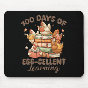 100 Days Egg-stra Smarter Teacher Kids 100th Day O Mouse Pad