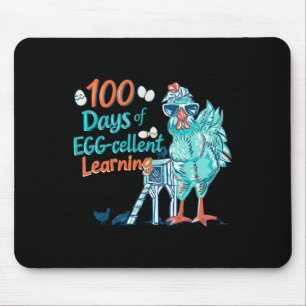 100 Days Egg-stra Smarter Teacher Kids 100th Day O Mouse Pad