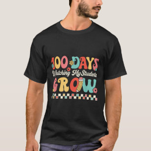 100 Days Growing With Students 100th Day Of T-Shirt