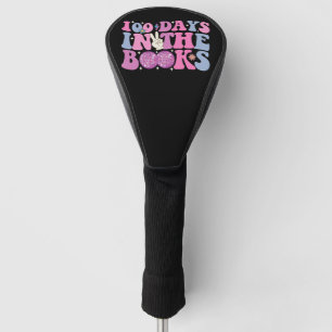 100 Days In The Books Disco Ball Groovy Retro Golf Head Cover