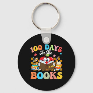 100 Days In The Books Reading Teacher 100 Days Of Key Ring