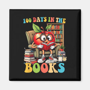 100 Days In The Books Reading Teacher 100th Day Of Magnet