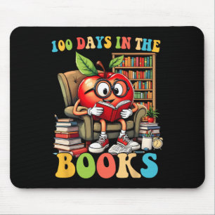 100 Days In The Books Reading Teacher 100th Day Of Mouse Pad