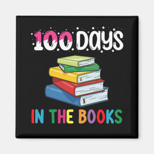 100 Days In The Books School Reading Librarian Magnet