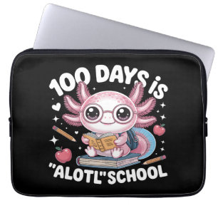 100 Days Is Alotl School 100th Day Of School Laptop Sleeve