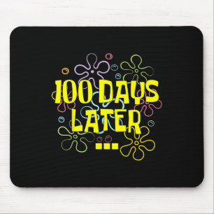 100 Days Later Teacher And Pupil 100th Day Of Mouse Pad