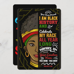 100 Days Learning Black History 2026  Holiday Card