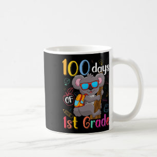 100 Days Of 1st Grade Koala 100th Day School First Coffee Mug