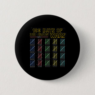 100 Days Of 3rd Grade Wars 100th Day Of School 6 Cm Round Badge