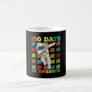 100 Days Of Awesome Astronaut 100th Day Of School Coffee Mug