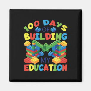 100 Days Of Building My Education - Construction B Magnet