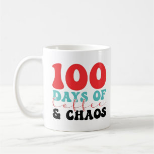 100 Days of Coffee and Chaos 2025 Mug