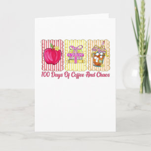 100 Days Of Coffee And Chaos Card