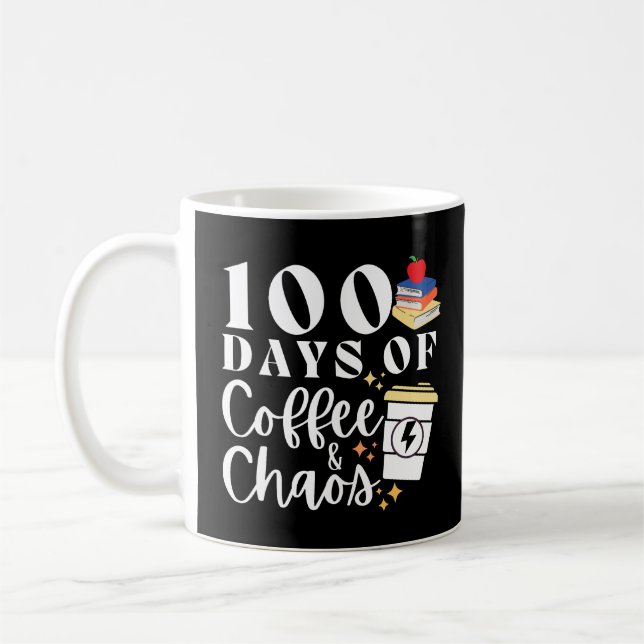 100 Days Of Coffee & Chaos Mug (Left)
