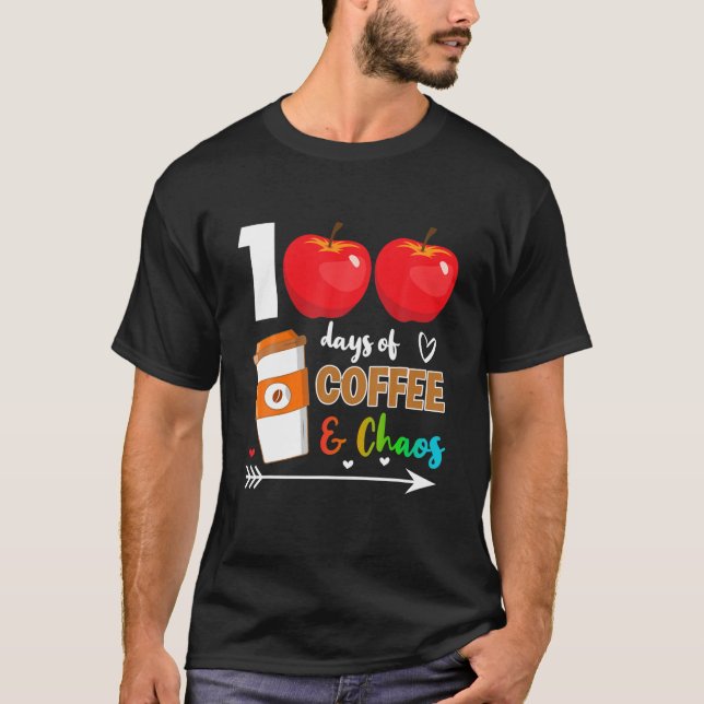 100 Days Of Coffee T-Shirt (Front)