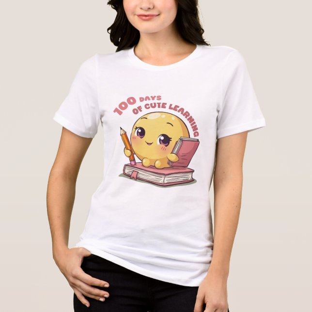 100 Days of Cute Learning Tee (Front)