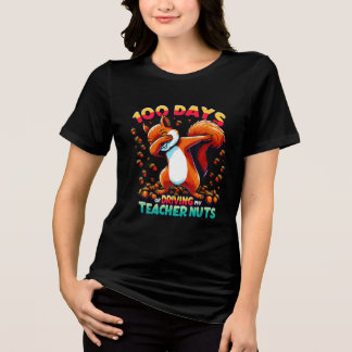 100 Days of Driving My Teacher Nuts Dabbing Tri-Blend Shirt