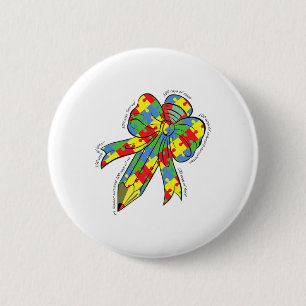 100 Days Of Embracing Autism 100th Day School Coqu 6 Cm Round Badge