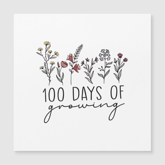 100 Days of Growing Gerdening Plants School  (Front)