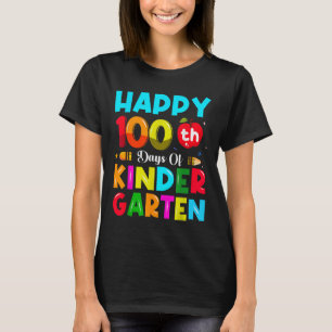 100 Days Of Kindergarten 100th Day Of School T-Shirt