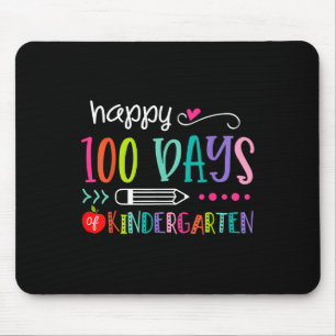 100 Days Of Kindergarten 100th Days Of School Mouse Pad