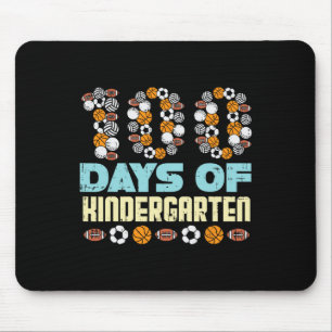 100 Days Of Kindergarten Balls 100th Day School Sp Mouse Pad