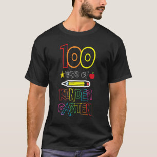 100 Days of Kindergarten Costume Teacher Smarter T-Shirt
