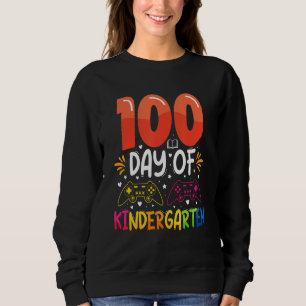 100 Days Of Kindergarten Gamer  100 Days Of School Sweatshirt