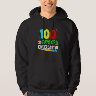 100 Days Of Kindergarten - Happy 100th Day Of Scho Hoodie