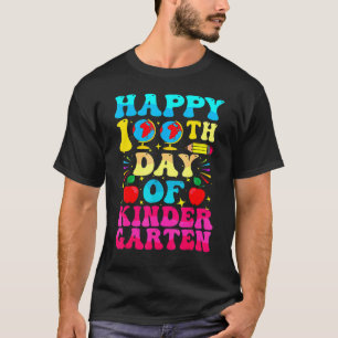 100 Days Of Kindergarten - Happy 100th Day Of Scho T-Shirt