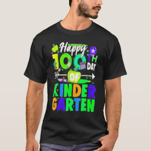 100 Days Of Kindergarten  Happy 100th Day Of Schoo T-Shirt