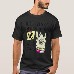 100 Days Of Kindergarten No Prob Llama 100 Days Of T-Shirt