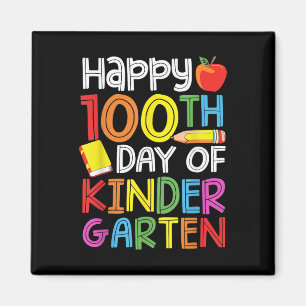 100 Days Of Kindergarten Teacher Kids 100th Days Magnet