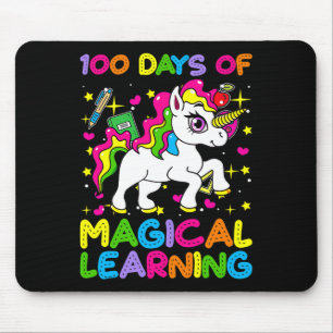 100 days of magical learning 100th day of school u mouse pad