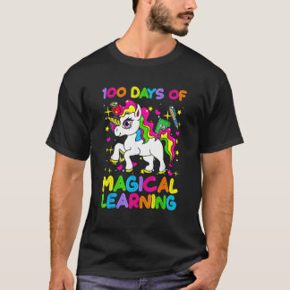 100 Days Of Magical Learning 100th Day Of School U T-Shirt