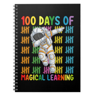 100 Days Of Magical Learning Astronaut School Notebook