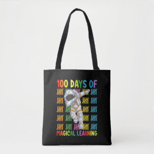 100 Days Of Magical Learning Astronaut School Tote Bag
