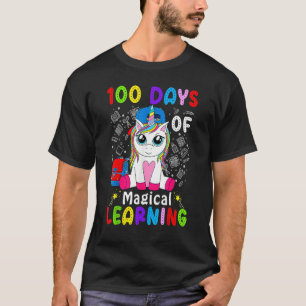 100 Days of Magical Learning School Smarter Dabbin T-Shirt