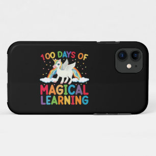 100 Days Of Magical Learning School Unicorn Girls iPhone 11 Case