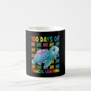 100 Days Of Magical Learning Turtle School Coffee Mug