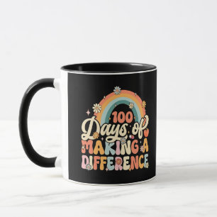 100 Days of Making a Difference Rainbow Teaching Mug