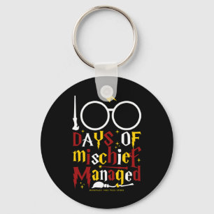 100 Days Of Mischief Managed Teacher Kid 100th Day Key Ring