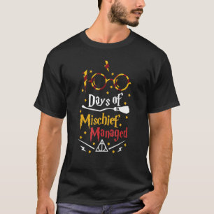 100 Days Of Mischief Managed Witch 100th Day Of Sc T-Shirt