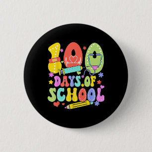 100 Days Of Nurse Nursing School Happy 100th Day O 6 Cm Round Badge