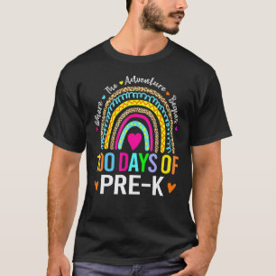 100 Days Of Pre K School Teacher Smarter Rainbow 1 T-Shirt