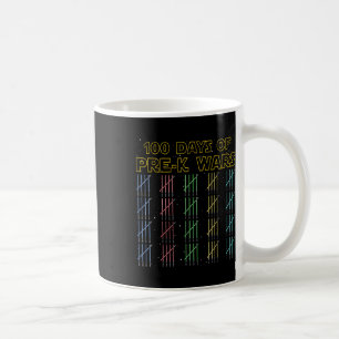 100 Days Of Pre-k Wars 100th Day Of School Coffee Mug
