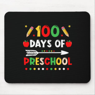 100 Days Of Preschool Celebration Outfit Adults Bo Mouse Pad