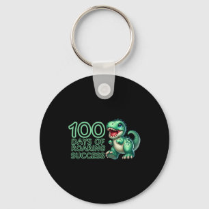 100 Days Of Roaring Success Dinosaur Key Ring