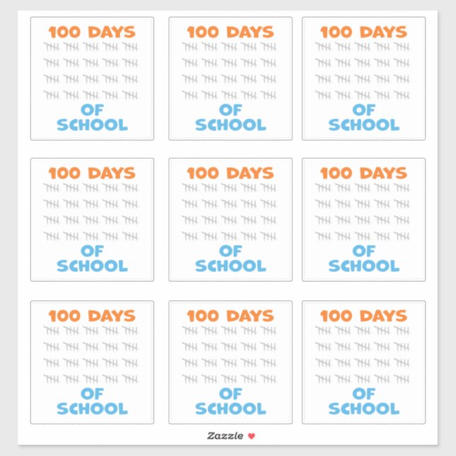 100 Days of School (Sheet)
